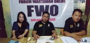Resmi Terbentuk, FWO Sulut Jadi Wadah Pemersatu  Media Online di Sulawesi Utara