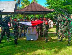 Dandim Jembrana Pimpin Persemayaman Perabuan Veteran Pembela Kemerdekaan RI