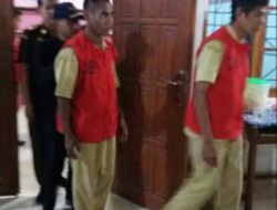 Diduga Korupsi Bendahara dan Kasie Ketua TPK Hoi Ditahan
