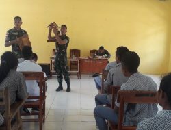 Satgas Pamtas Yonif R 408 Gali Potensi Kemandirian Generasi Muda