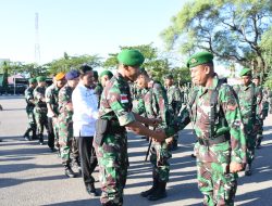 Pelepasan Personel Satgas Apter Indonesia bagian Timur