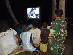 Jumat Akrab TMMD Tumbuhkan Rasa Kebersamaan Melalui Nobar