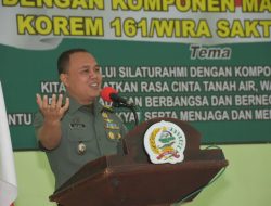 Komunikasi Sosial dengan Komponen Masyarakat Korem 161/Wira Sakti Tahun 2019