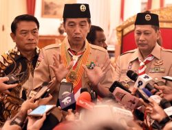 Presiden Jokowi Lepas Kontingen Pramuka ke Jambore Dunia di Virginia, AS