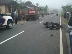 Tabrak Beruntun di Langkas Desa Pong Murung Satu Orang Meninggal Dunia