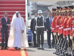 Kedatangan Putera Mahkota Abu Dabi Disambut Presiden Jokowi