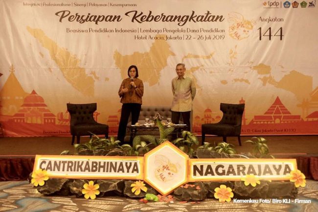 Ini Pesan Menkeu Kepada Penerima Beasiswa Santri LPDP 1 IMG 20190726 WA0144