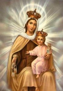 Santa Perawan Maria dari Gunung Karmel Santo Santa 16 Juli Santo Bulan Juli Santo Katolik