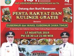 Ada Apa Ya Rame-Rame Ke Suarabaya Rayakan HUT RI Ke 74