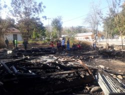 Rumah Misi Keuskupan Atambua Habis Dilahap Si Jago Merah