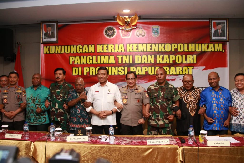 Kapolri, Panglima TNI dan Menkopolhukam sampaikan Pesan Presiden RI untuk Masyarakat Papua dan Papua Barat