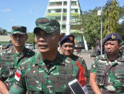 Apel Gelar Pasukan Pengamanan VVIP Kunjungan Ibu Hj Mufidah Jusuf Kalla di Kupang