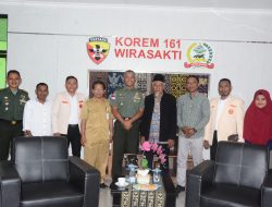 Silaturahmi Pengurus Muhammadiyah NTT ke Korem 161/Wira Sakti