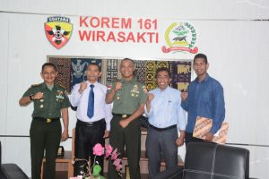 Danrem 161/Wira Sakti terima Rektor Universitas Muhammadiyah Kupang