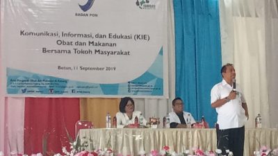 Badan POM Kupang Adakan Sosialisasi Obat dan Makanan, Begini Caranya