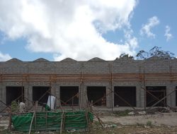 Masyarakat Biudukfoho Mengapresiasi Pembangunan Pasar, Hampir Rampung