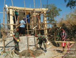 Koramil 1604-10/Batakte dan Masyarakat, Membantu Membangun Kamar Mandi Sehat
