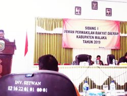 Lembaga Legislatif Gelar Paripurna Penetapan Pimpinan DPRD Malaka