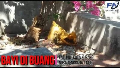 Mayat bayi ditemukan di Kelurahan Fatululi Kota Kupang Nusa Tenggara Timur.