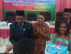 Ketua DPRD Belu Ambil Sumpah Jabatan di Hari Ulang Tahunnya