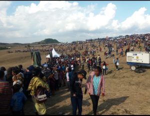 Ribuan Massa Menyaksikan Festival Budaya Fulan Fehan
