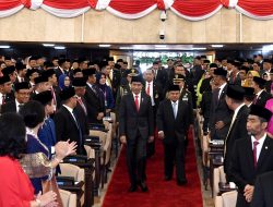 Jokowi Saksikan Pelantikan Anggota MPR/DPR/DPD RI Periode 2019-2024