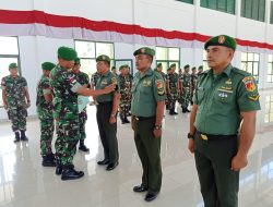 26 Personil Kodim 1312/Talaud Terima Kenaikan Pangkat