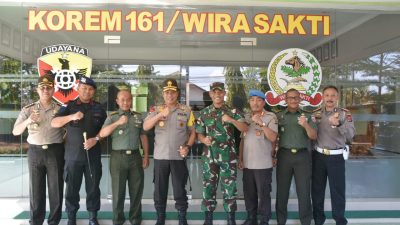 Danrem 161/Wira Sakti terima kunjungan Silaturahmi Kapolda NTT