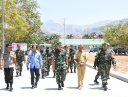 Serangkaian Kunjungan Kerja Pangdam di Wilayah Timur Kodam IX/Udayana