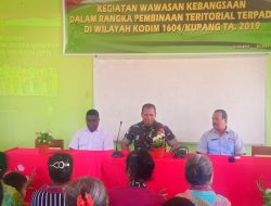 Cegah Radikalisme dan Intoleransi, Dandim 1604/Kupang Bekali Wawasan Kebangsaan