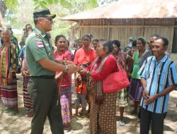 Tari Bonet Dandim 1604/Kupang Beserta Masyarakat Fatukanutu Akhiri Pelaksanaan Binter Terpadu