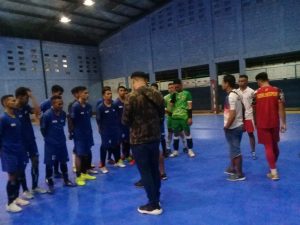 Tim Futsal NTT Uji Coba Melawan Tim Akademi Futsal Bandung