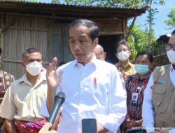 Presiden RI Tinjau Program Perbaikan Stunting Di Desa Kesetnana, Kab. Timor Tengah Selatan
