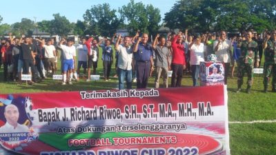 Sambut HUT Ke-64 NTT, Ricard Riwoe Gelar Football Tournaments Richard Riwoe Cup I