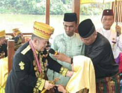 PDYM SB H M Yunus Abdullah R Al HAJ, Diradja Air Tiris Melayu Kampar Resmikan Istana dan Beri Santunan Anak Yatim
