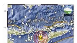Gempabumi Tektonik M6.0 Guncang Laut Sawu NTT Tidak Berpotensi Tsunami
