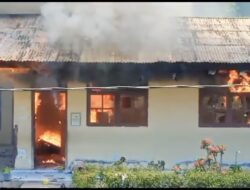 Gedung SDI Wolooka di Nagekeo Terbakar Hebat, 3 Ruang Kelas dan 1 Gudang Ludes