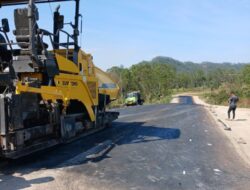 Ruas Jalan Sabuk Merah Oenaek – Saenam – Nunpo Uji Coba Trial Aspal