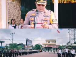 Jelang Nataru, Polres TTS Gelar Apel Pasukan Operasi Lilin