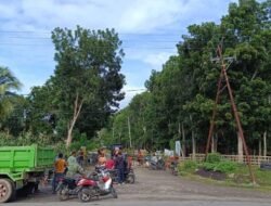 Warga Blokir Akses Jalan Masuk PSN Waduk Lambo
