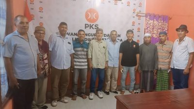 Dipimpin Bertin Seke, Relawan Don Coan Silaturahmi ke Markas PKS