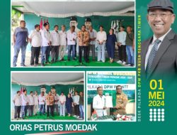 Ketua Tim Relawan Orias Marthin Mado Disinyalir Bakal Calon Wali Kota Resmi Daftarkan Balon Gubernur NTT Orias Petrus Moedak Ke PKB