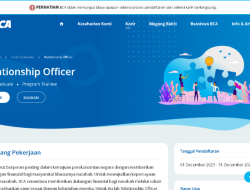 Lowongan Kerja PT Bank Central Asia Tbk Untuk Semua Jurusan, Simak Deskripsi Pekerjaan Dan Persyaratan