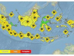 Prakiraan Cuaca Akhir Pekan di Indonesia: Hujan Ringan dan Waspada Hujan Petir
