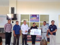 PT. Jasaraharja Putera Cabang Kupang Serahkan Santunan Duka Kepada Ahli Waris Korban Kecelakaan Tunggal di Kabupaten Flores Timur