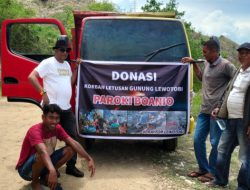 Umat Paroki Boanio Sumbang Beras 1,5 Ton dan Uang Rp 19 Juta Untuk Penyintas Erupsi Lewotobi
