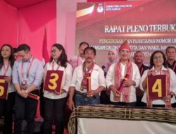 KPU Kota Kupang Tetapkan Nomor Urut Pasangan Calon Wali Kota dan Wakil Walikota Tahun 2024