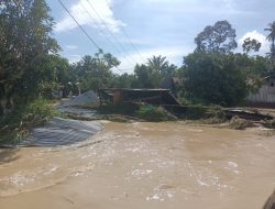 Tanggul Jebol Sebabkan Banjir, 429 Rumah Terendam, Satu Rumah Rusak Berat di Kecamatan Dolok Masihul Kabupaten Serdang