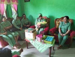 Sambut HUT Ke-79 Persit) KCK CAB XX DIM 1621 TTS Gelar Anjangsana Ke Rumah Anak Berkebtuhan Khusus