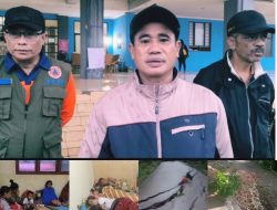 Akibat Tanah Longsor, 70 KK Desa Kuatae, Dievakuasi Pemda TTS ke GOR Nekmese